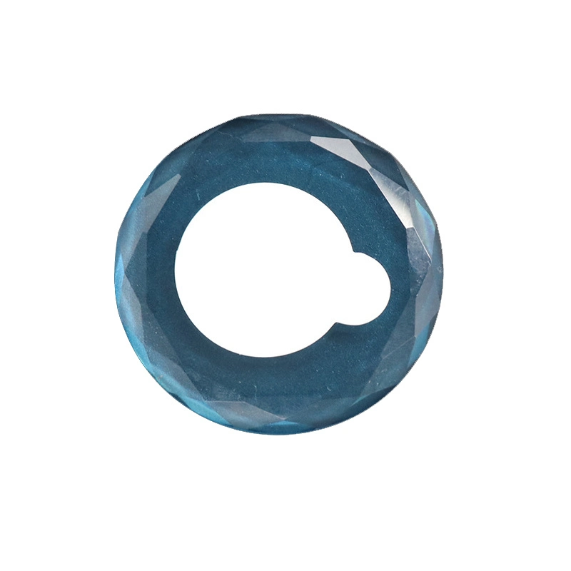 Verre en cristal de vente chaude Pad de cils de la colle adhésif cils disque porte-outil d'extension de cils de la colle