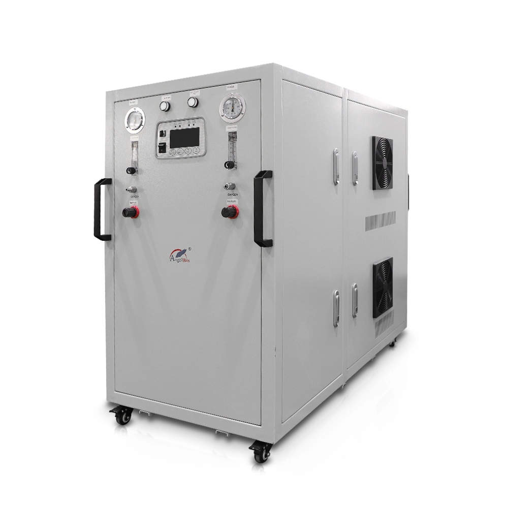 Angelbiss Factory Customized 20-60 Liter Large Flow 2-6 Bar High Pressure Oxygen Generator with Auto Cut off to Drive Ventilators and Anesthetics at ICU