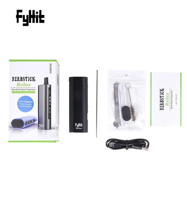 2021 Últimas vaporizadores de Digital Pen Horno Calefacción Cerámica Hybrid hierba seca vaporizador con 2200mAh