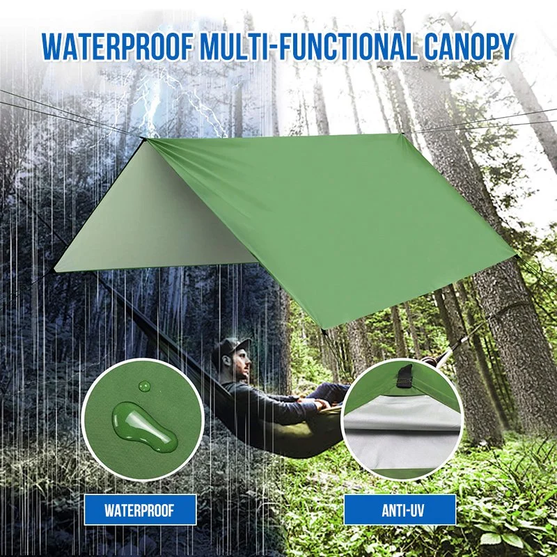 Hammock Camping Hammock Nylon Fabric Hammock with Canopy Outdoor Furniture Garden Furniture