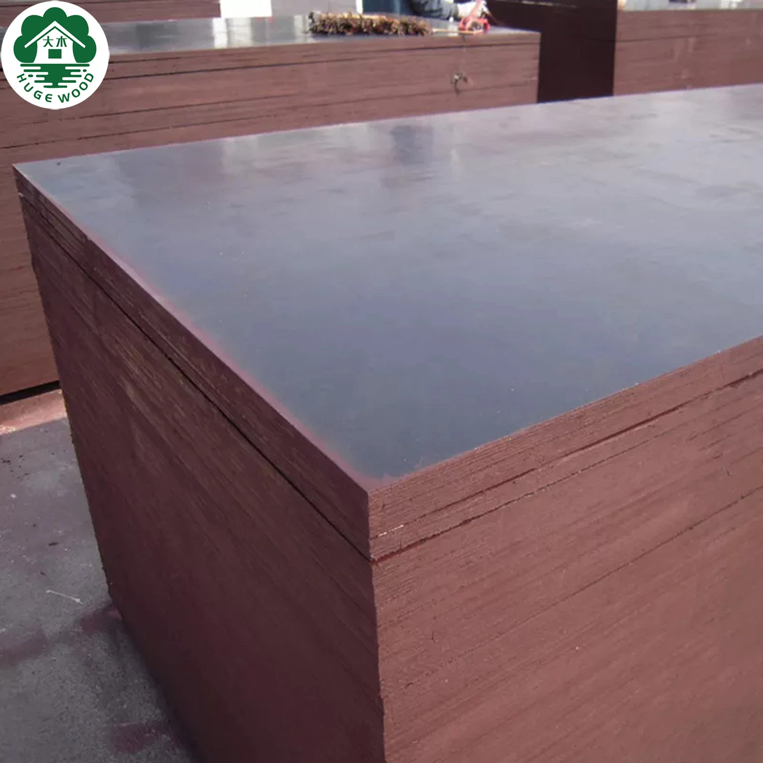 4X8 Concrete Construction Form Poplar Formwork Film Face Plywood Shuttering Plywood