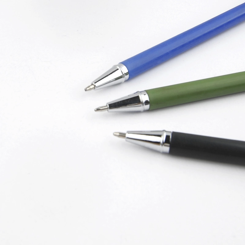 Promotional Stationery Supply Simple Cheap Eco Friendly Wheat Straw Ball Pen