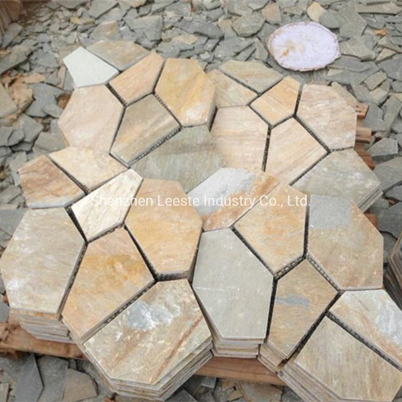 Landscape Paving Stone Crazy Slate Stone Garden and Wall Decoration