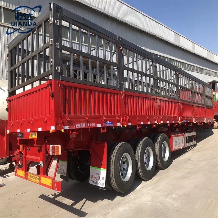 Freight Trailer 3-Axle 60-Ton Fence Trailer Sold in Uzbekistan