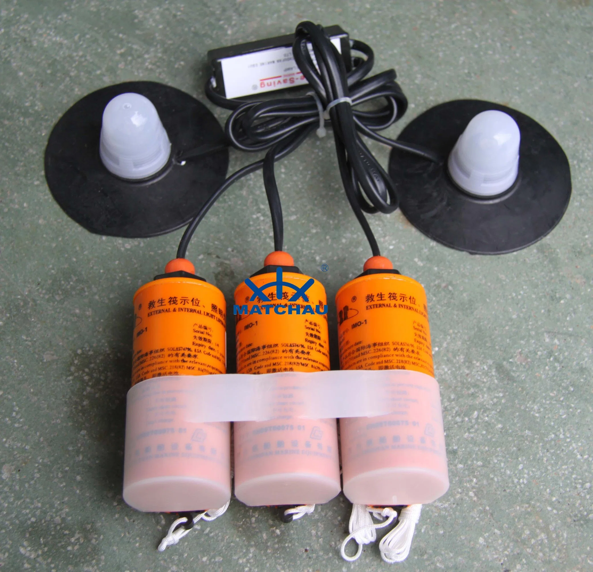 Marine Waterproof LED Life Raft Light and Battery