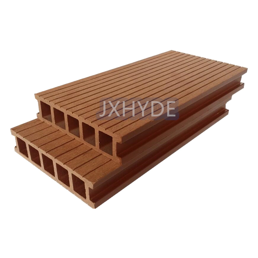 Outdoor UV Resistance PVC/WPC Wood Plastic Composite Decking Flooring