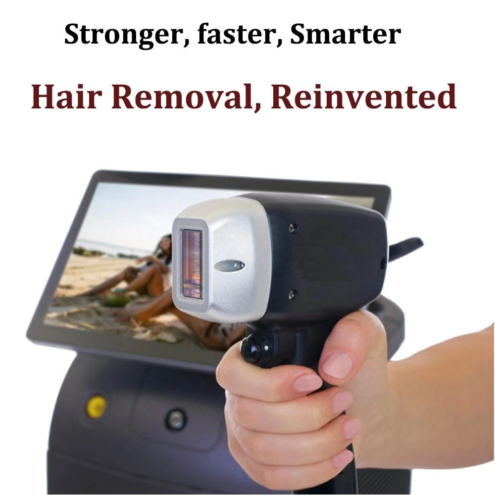 755+808+1064 808nm 3 Wavelengths Ice Platinum Titanium Diode Laser Hair Removal Equipment