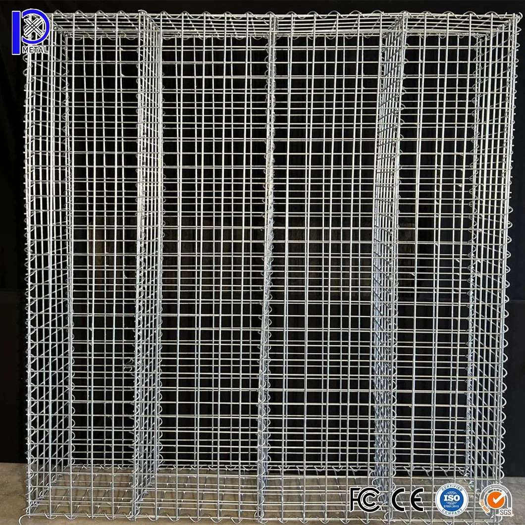 Pengxian 2X2 Galvanized Cattle Welded Wire Mesh Panel China Suppliers 1000 X 300 X 300 mm Welded Gabion Wall Used for Gabion Basket Wall