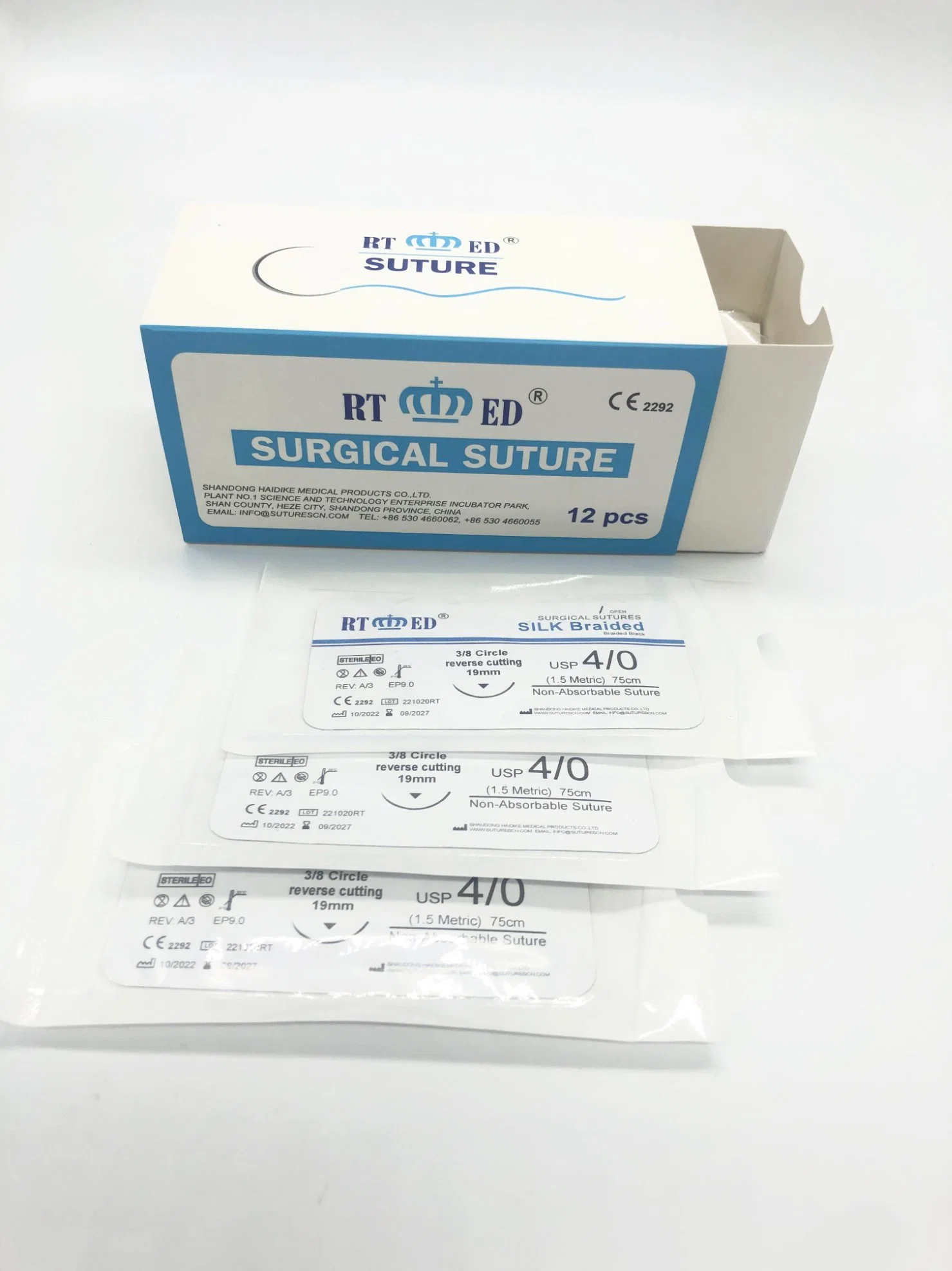 High quality/High cost performance Non-Absorbable Cassette Surgical Suture