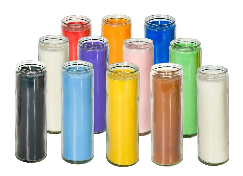 Wholesale/Supplier Cheap Price Glass Jar 2 Days 3 Days Votive Candles Spiritual Candles Church Prayer Religious Glass Candle Jar