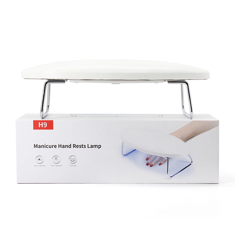 48W Pedicure Nail Arm Hand Rest with Polish Lamp