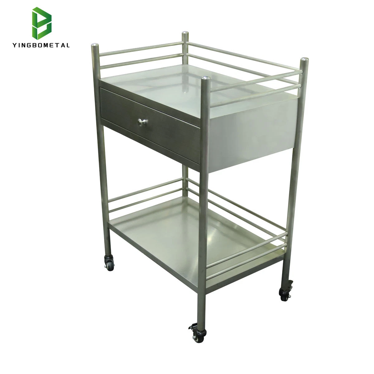 Living Room Home Bar Furniture Steel Serving Trolley Kitchen Trolley Storage Cart