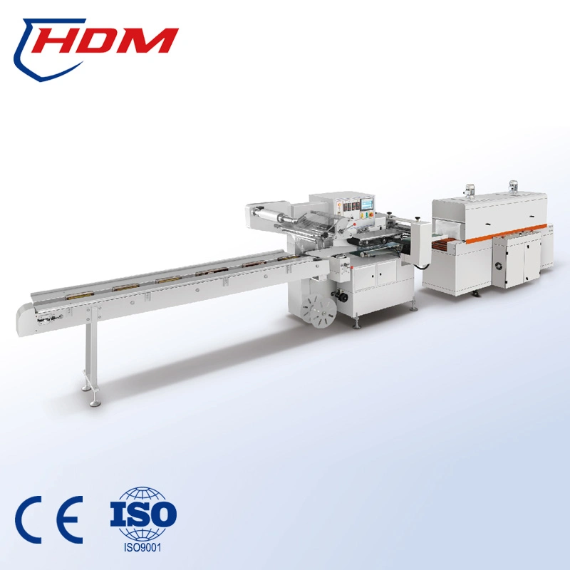 Automatic High Speed Flow Shrink Packing Flow Wrapper Wrapping Packing Machinery