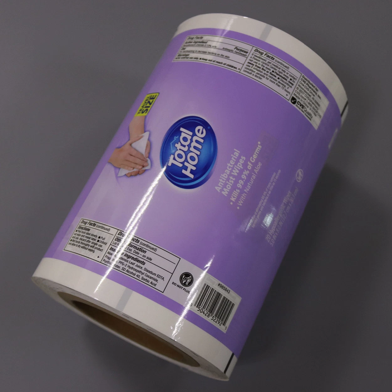 Plastic Packing Packaging Film for Wipes Homecare and Babycare Products Pack