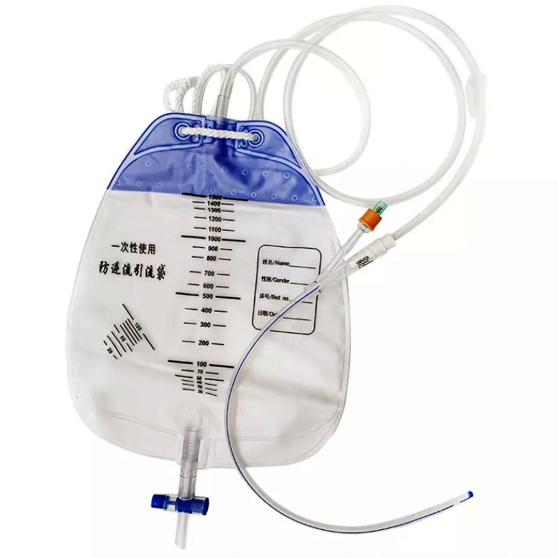 Medical Supply High quality/High cost performance  1500ml Sterile Anti-Reflux Urine Bag