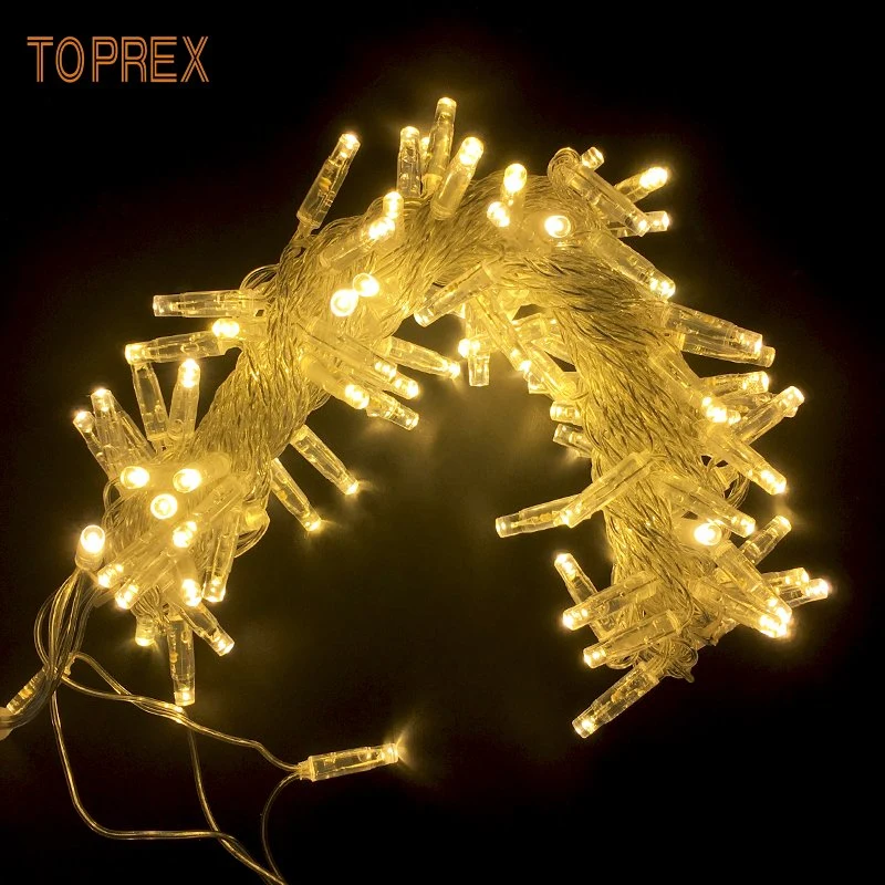 My Christmas Decorations Connectable Color Optional IP65 PVC Cable Blister Outdoor Patio LED String Light
