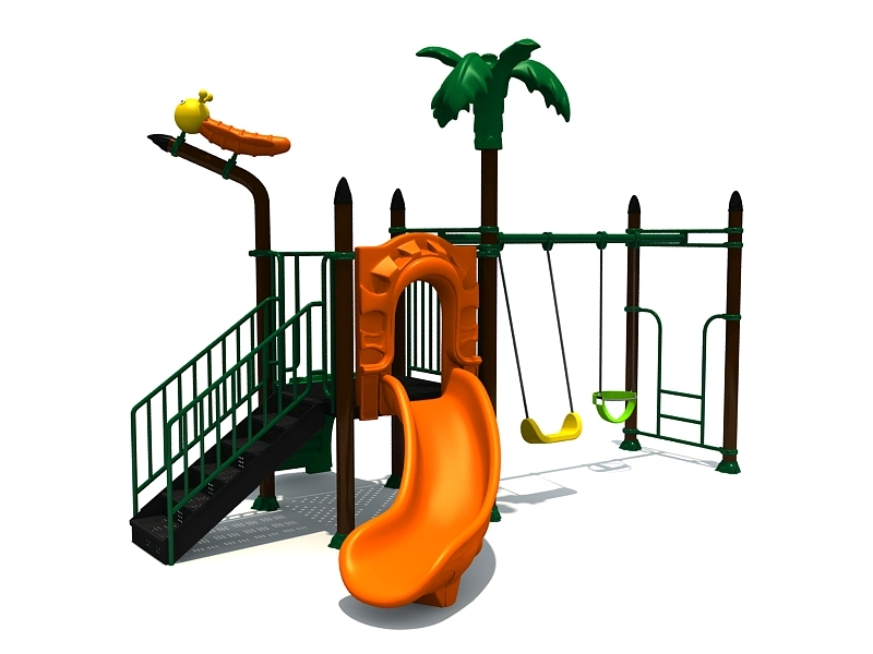 Уличный игровой площадки Слайд и Swing Garden Swing Playground Swing