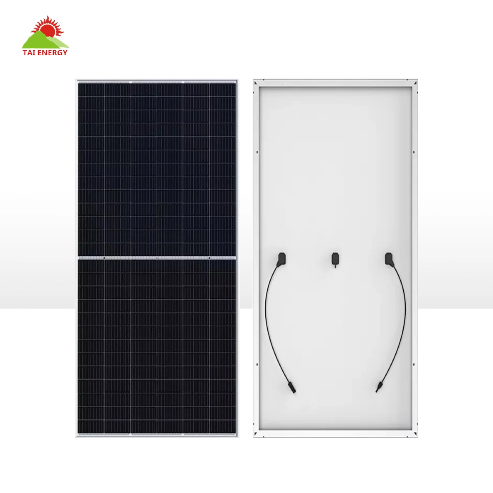 Tai Energy 485W 490W 495W 500W 505W Half-Cut PERC Mono Panel solar para sistema de energía solar