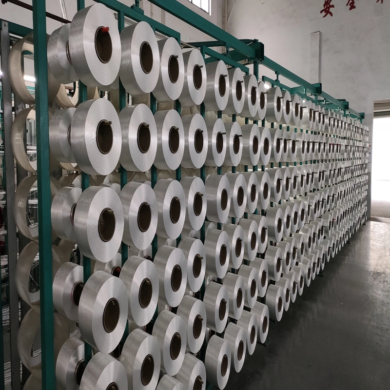White Polyester High Tenacity Industrial Yarn 1000d*1000d 20.5*20.5