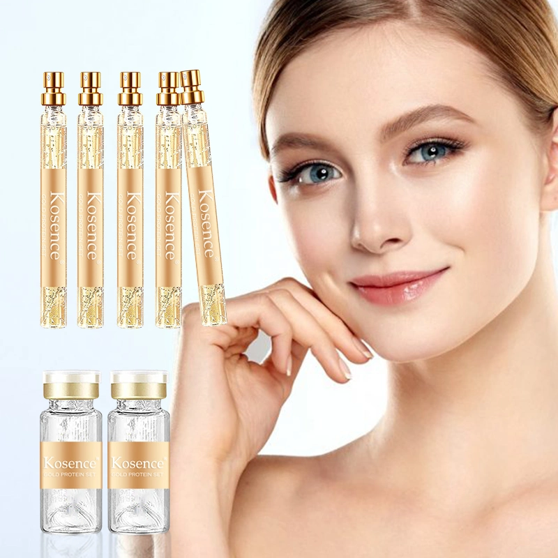 Kosence Korean Soluble Protein Thread and Nano Gold Essence Combination Face Lift Protein Threads to Smoothes Wrinkles