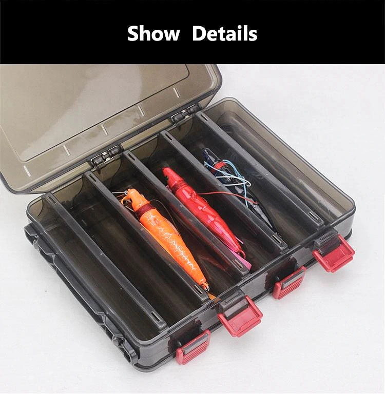 Topwin 328-B Large Capacity Double-Sides Lure Bait Tackle Box for Fishing