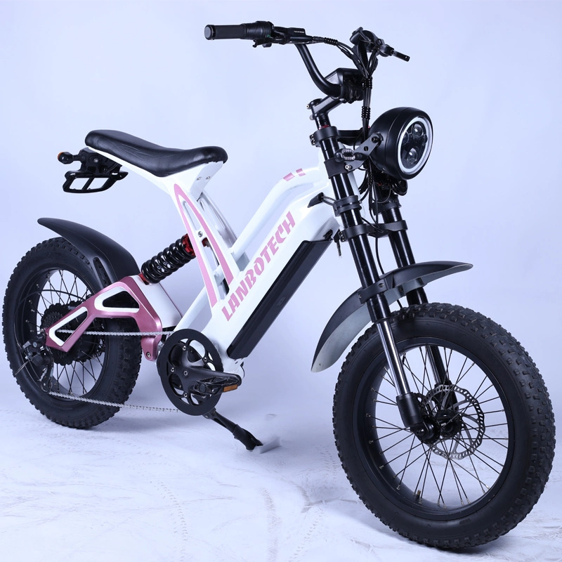 Hot Retro Style Stealth Bomber Moped Fat Tire Electric Dirt Bike