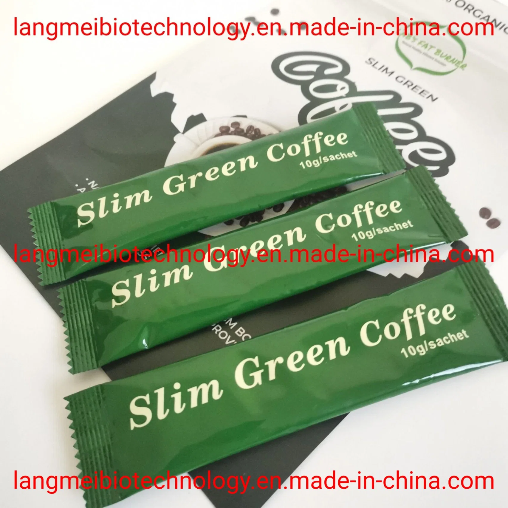 مستخرج عشبي صيني قوي الشهية ضارعة فقدان الوزن الأخضر القهوة
