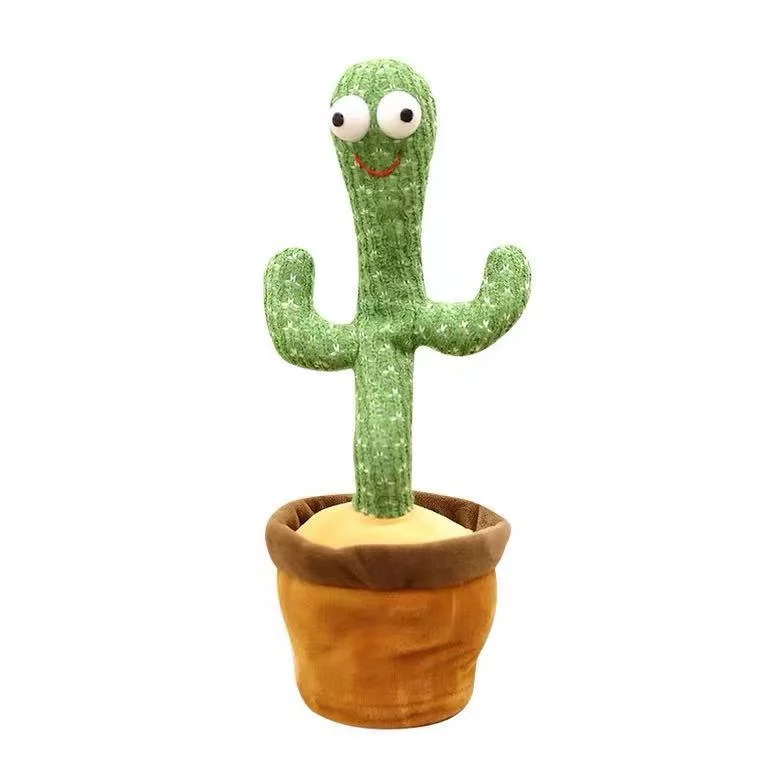 Nova podem cantar e dançar Cactus Peluche Dropshipping Suporte