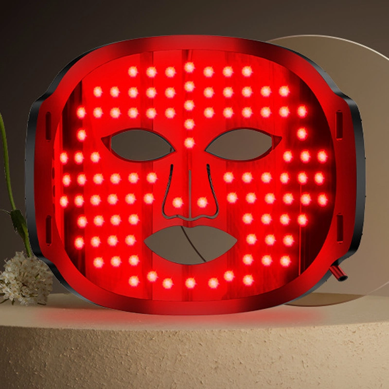 Máscara facial LED profissional Máscara facial em silicone 7 cores Natal Presente