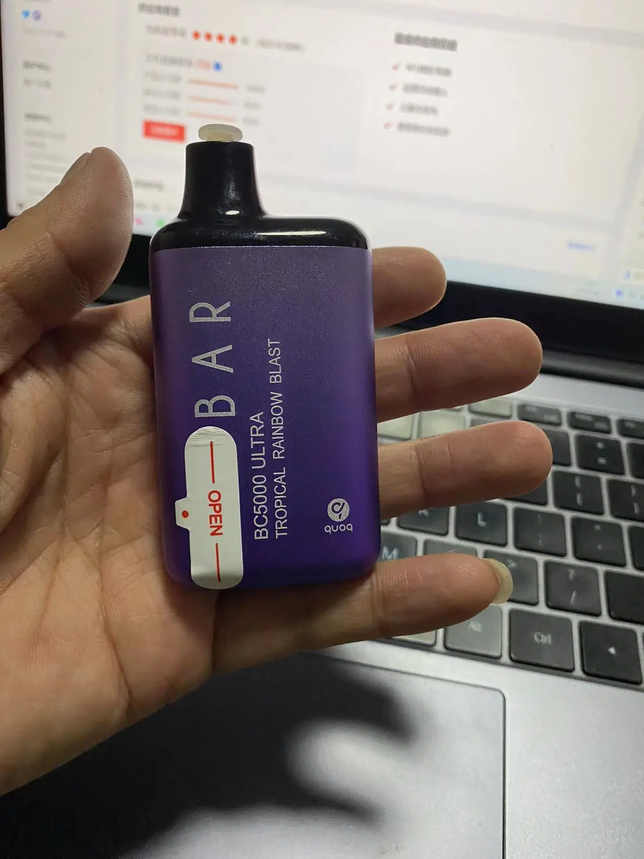 قلم القرد بالجملة Rand M Tornado 7000نفور يمكن التخلص منه لـ 14 مل Eالعصير سعة كبيرة مع قالب شبكي من Vape Pod