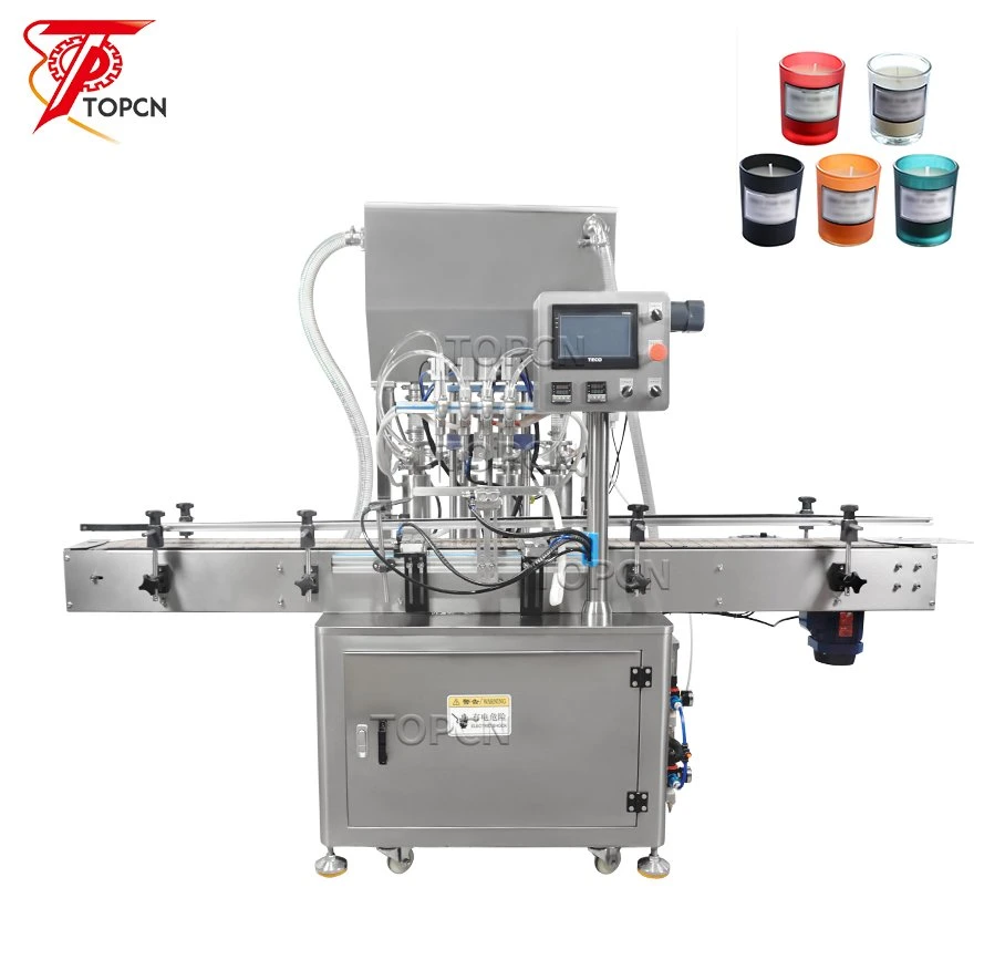 Automatic Cream Heating Mixing Custard Paste Bottle Filling Machine