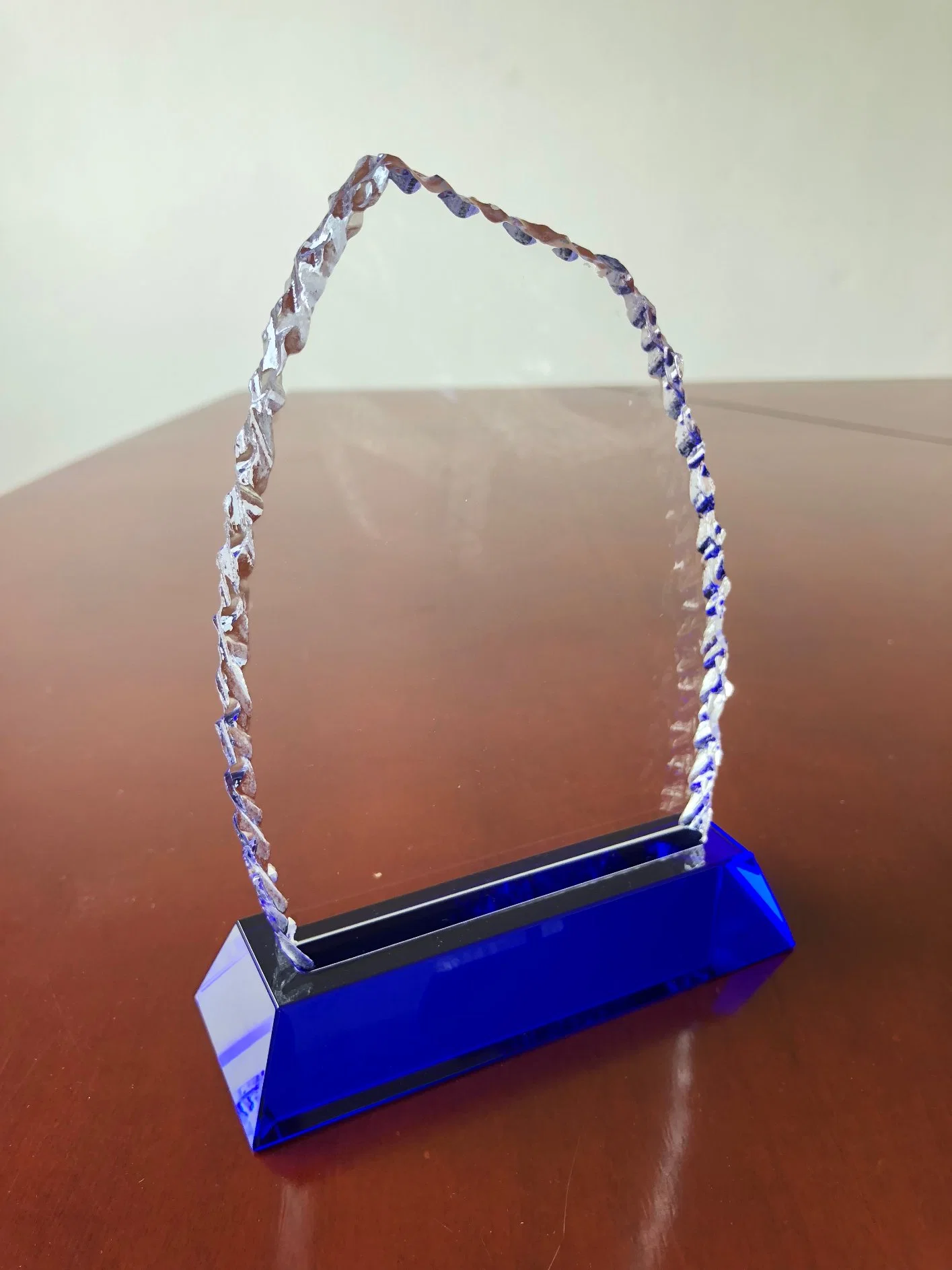 Crystal Glass Rectangle Award Trophy