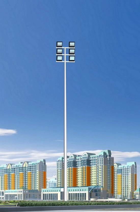 OEM New Design 15m-50m Alloy Auto Lifting Solar High Mast Light