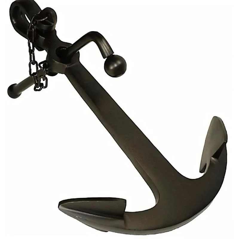 Navio Marine Black revestido Almirantado forjado Anchor