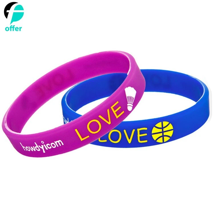 Inspirational Silicone Bracelets Sport Themes Motivational Rubber Bracelet Silicone Wristband