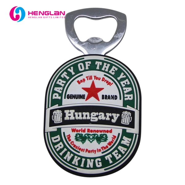 Factory Custom Made Silver Plated Metal Alloy Promotional Gift Manufacturer Customized Promotion Present Bespoke Wholesale/Supplier Culture Topic Beer Bottle Opener