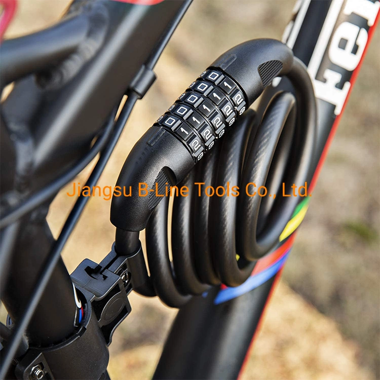 Candado de alta calidad para bicicleta de combinación de candado de cable de bicicleta de cadena