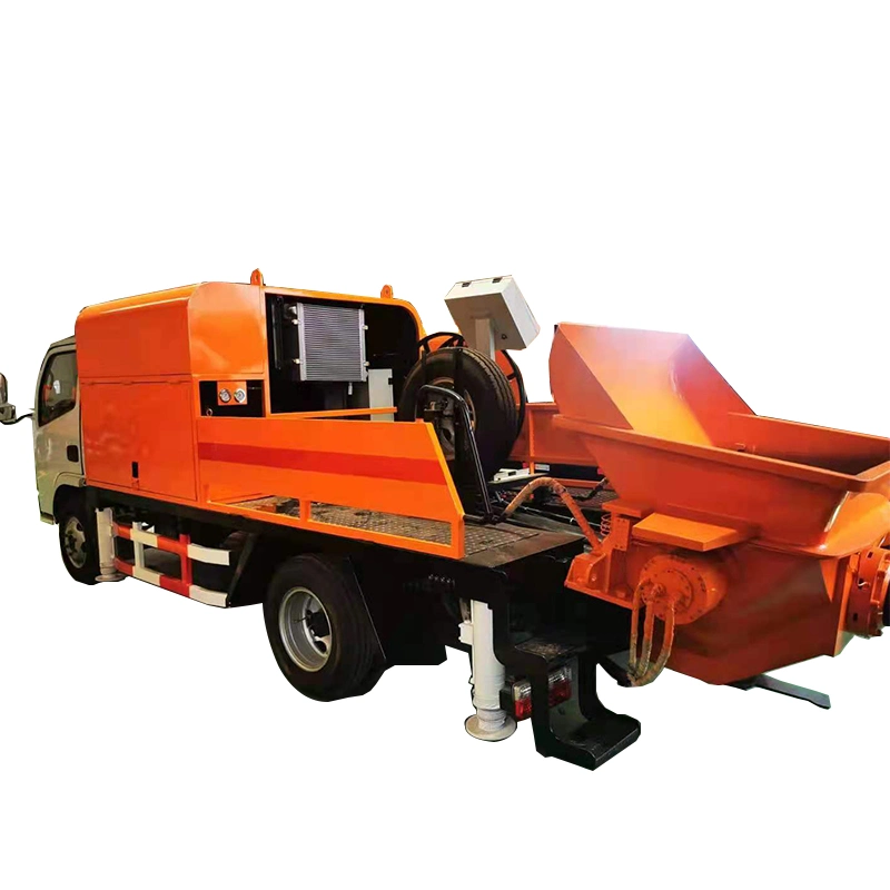 Portable Mobile Truck-Mounted Concrete Conveying Pumping Machine Car Concrete Pump