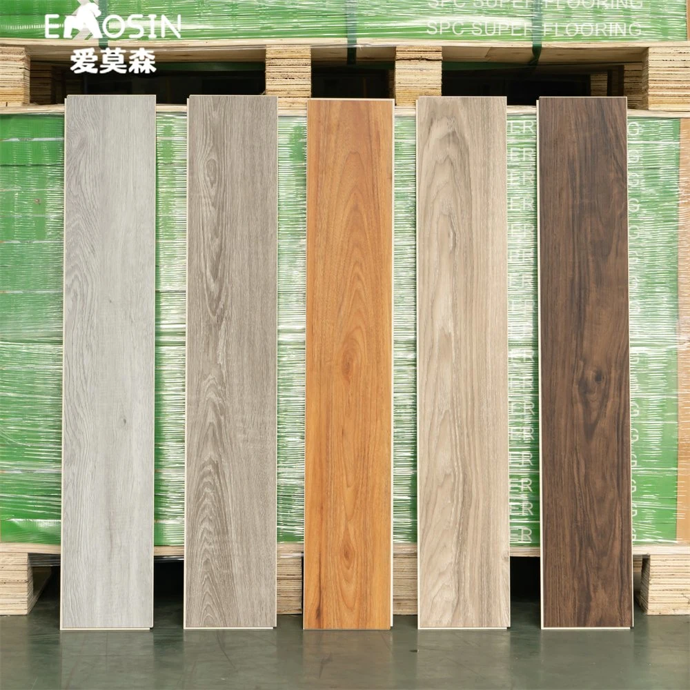 Luxury Inhomogenius Wooden Texture PVC/Spc/Lvt Plastic Vinyl Flooring Protection