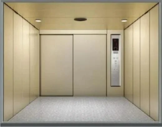 Guaranteed Quality Large Space Warehouse Cargo Painted Steel Freight Elevator