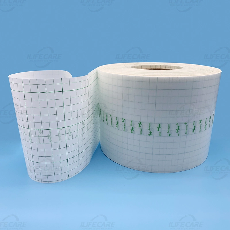 Free Sample Adhesive Coating Roll Material PU Roll Adhesive Material Dressing and Care Material