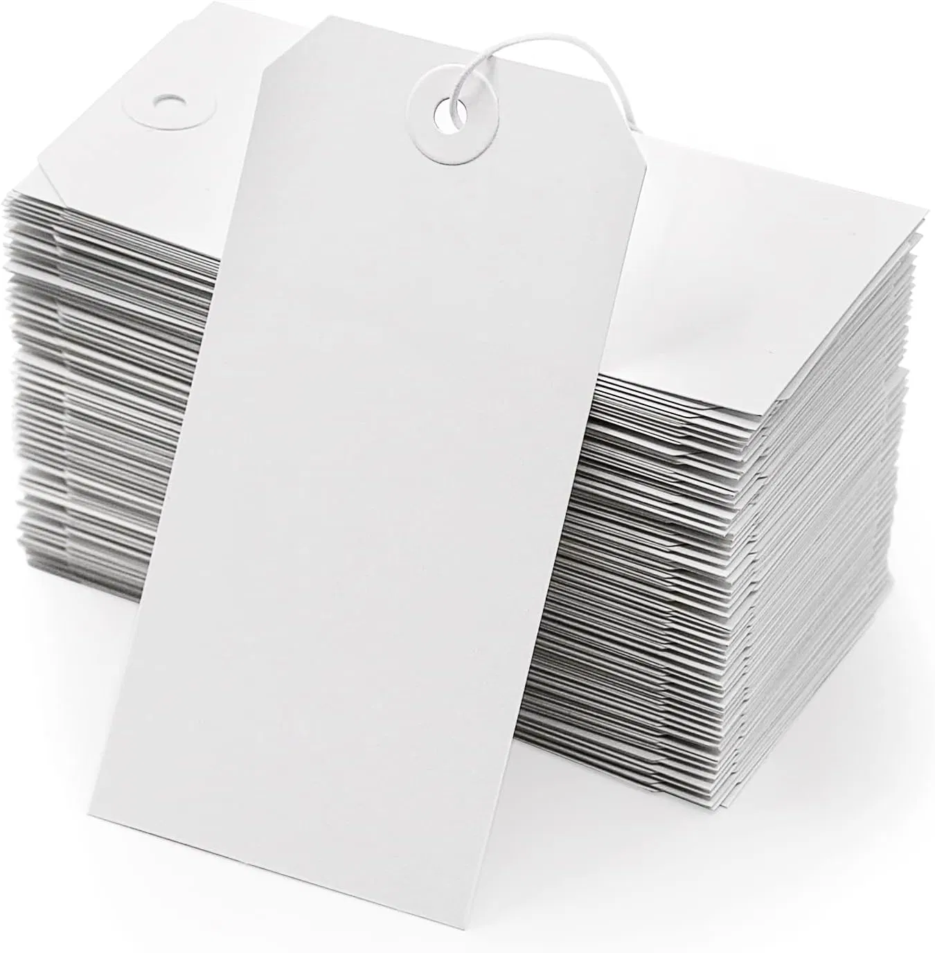 White Tags Marking Merchandise Unstrung Tags Small Hang Tags for Pricing Gift Jewelry Clothing