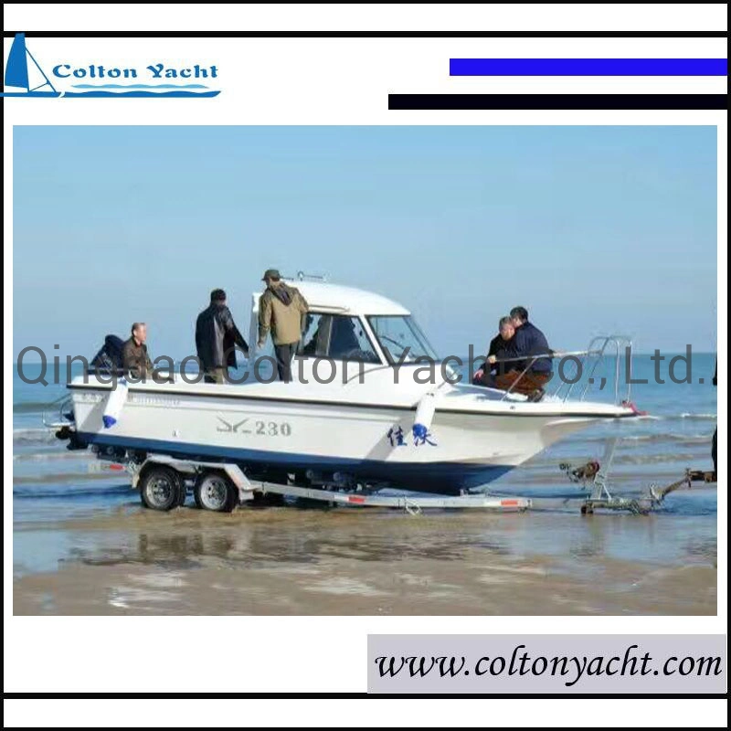 Fiberglass Boat and Recreational Fishing Boat with Cabin