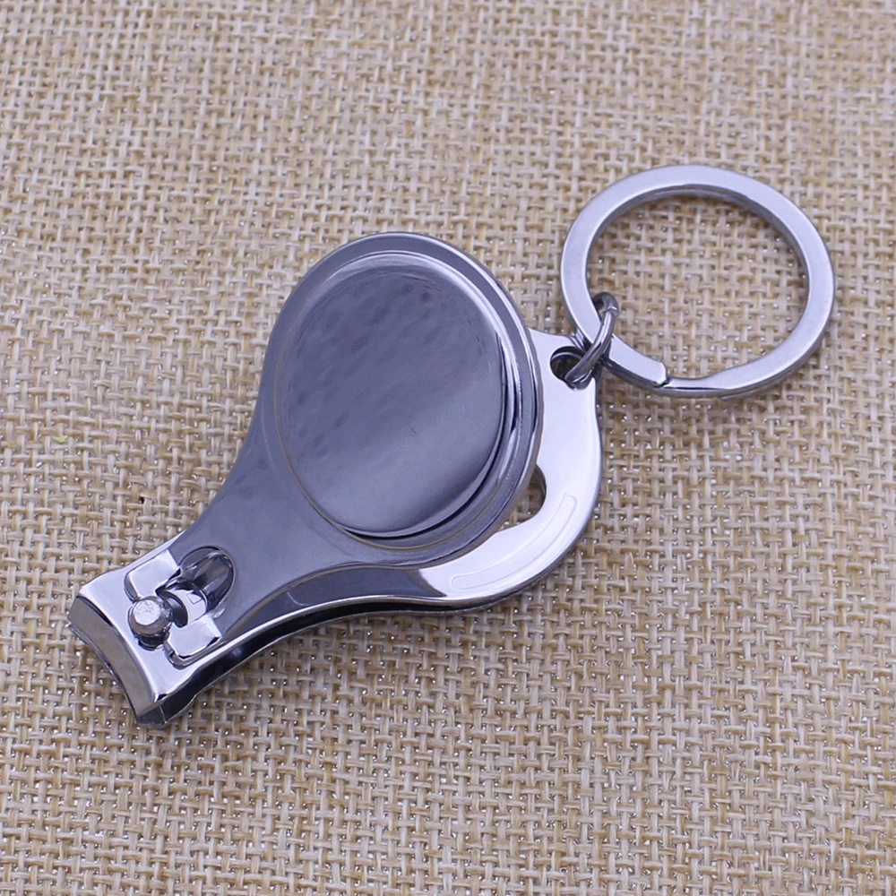 Promotional Gifts Custom Nail Clipper with Bottle Opener Keychain