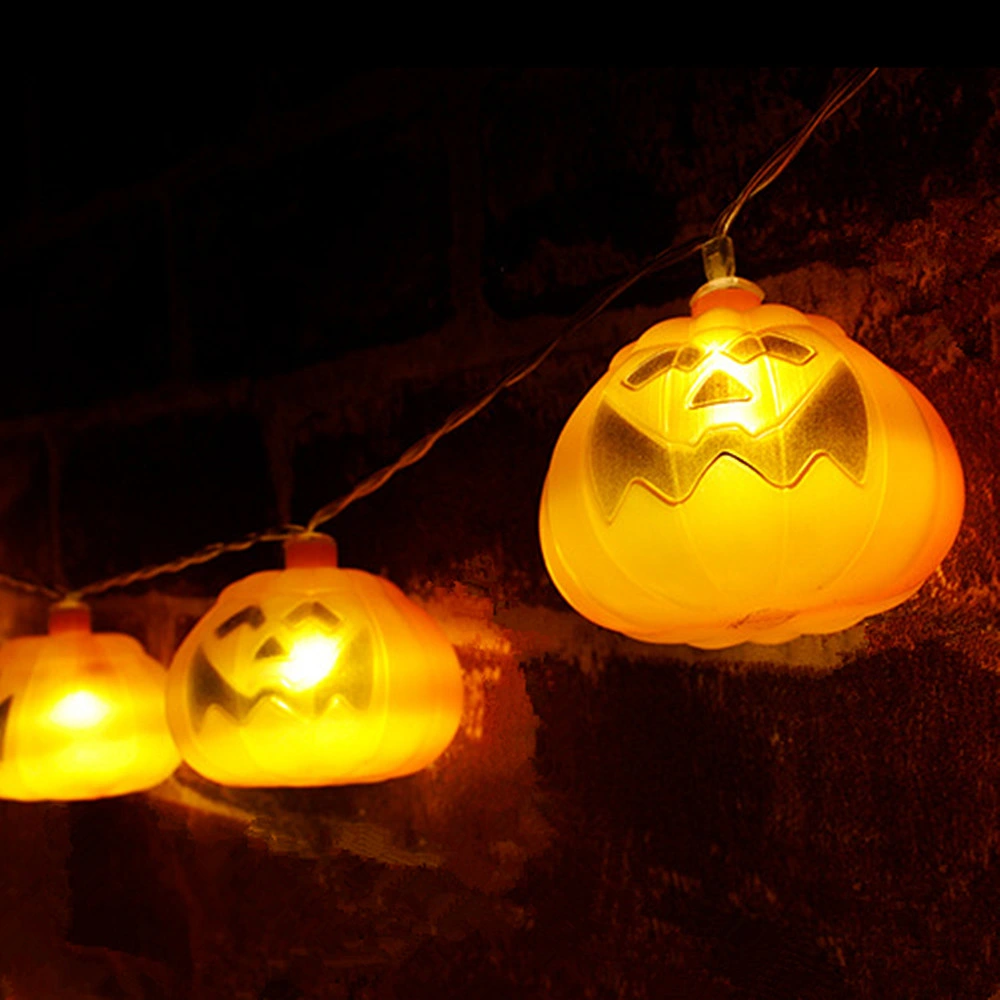 Battery Powered Halloween Decorative Pumpkin String Lights