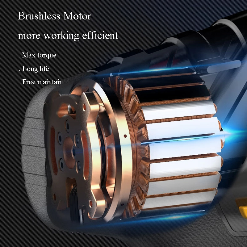 Populus Manutenção automóvel 20V chave de lítio recarregável de 1/2" 3000 bpm de impacto Chave de impacto sem escovas elétrica Rate chave sem fios para o mercado turco