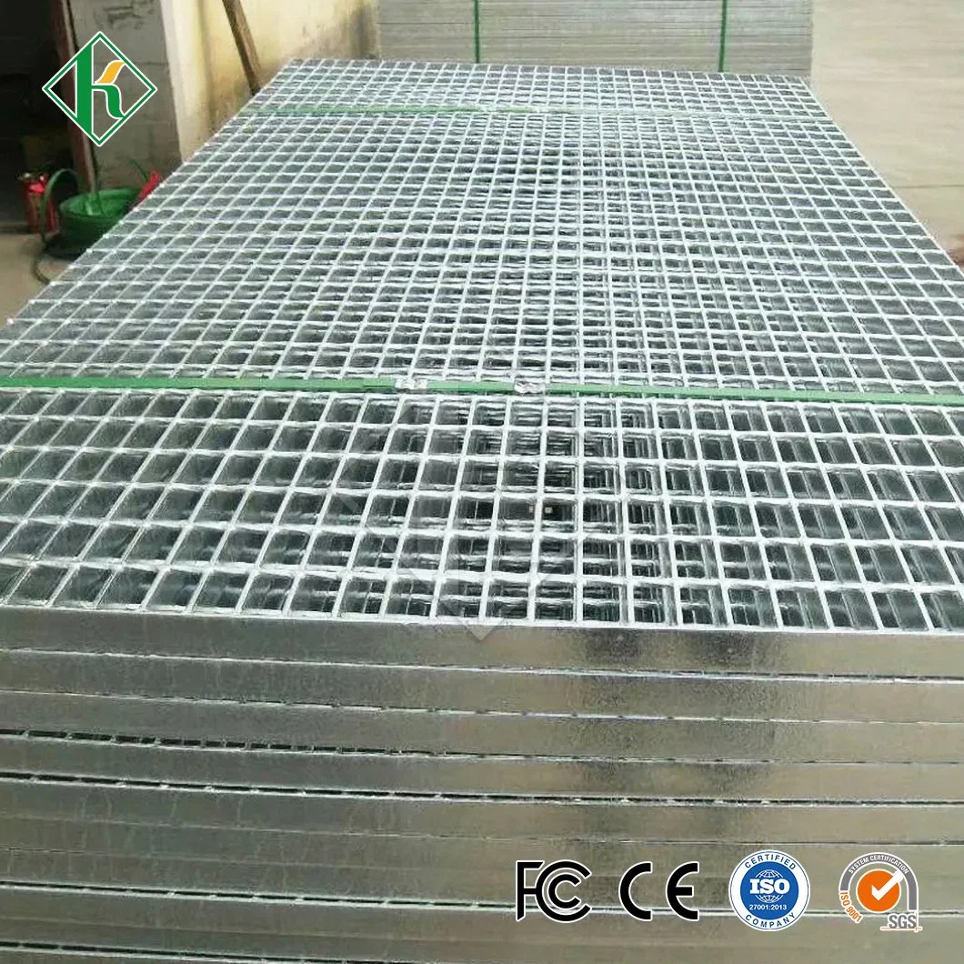 Kaiheng Metal Floor Bar Grating Manufacturers Trench Drain Cover China Galvanised Steel Drain Trench Grates