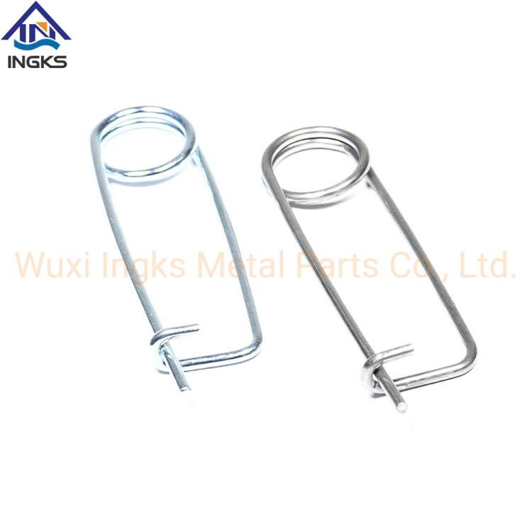 Clip Shape Single Coil Spring Steel with Zinc Plated Torsion Spring