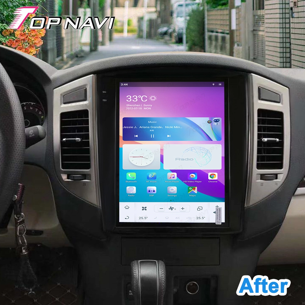 12,1 pulgadas de coche Video Player coche unidad principal para Mitsubishi Pajero V97 V93 2007-2020 pantalla táctil estéreo para coche