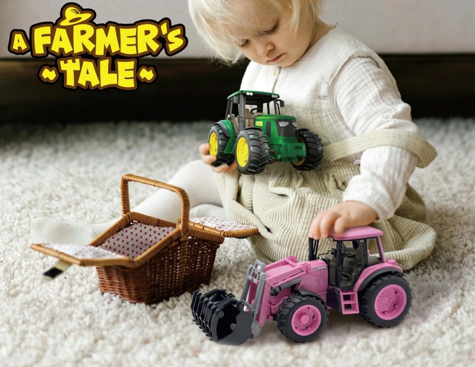 Pull Back Farm Vehicles for Kids' Learning and Play